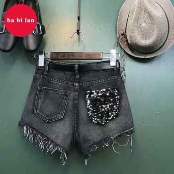 

2020 Summer Great Deal Denim Women Shorts High Waist Sexy Short Jeans