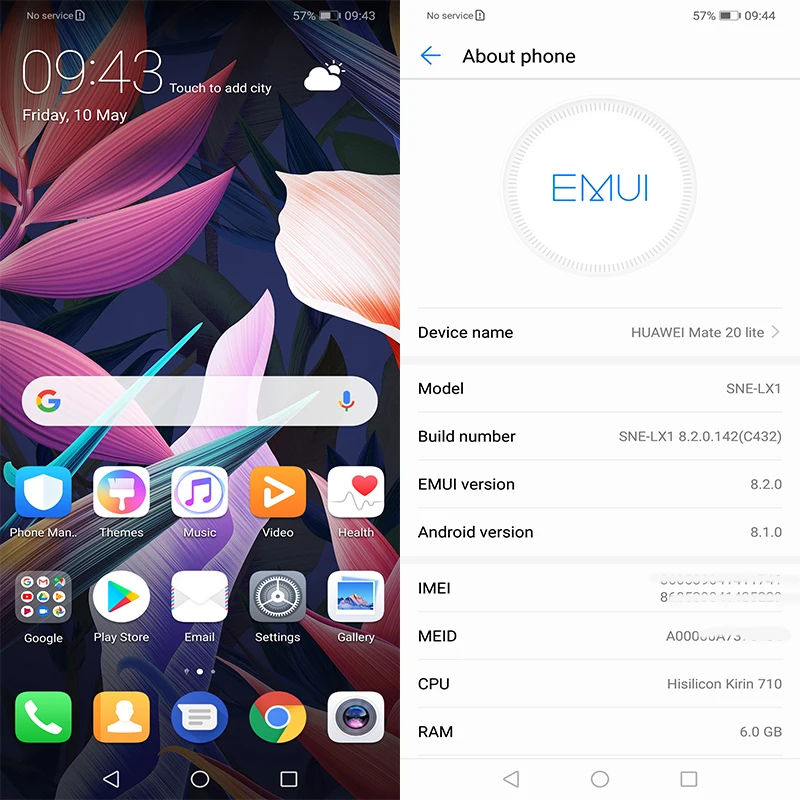 huawei mate 20 Lite смартфон Maimang 7 6 Гб 64 Гб мобильный телефон Kirin 710 Восьмиядерный 2340x1080 Быстрая зарядка