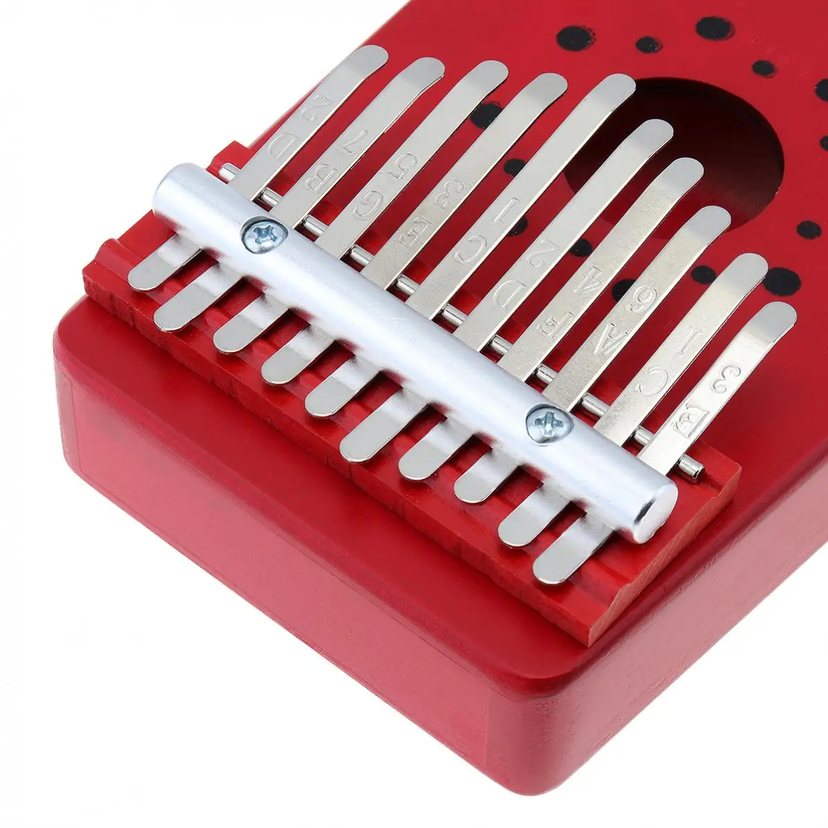 10 клавиш Kalimba Pine Thumb пианино Mbira мини-клавиатура с наклейкой тона