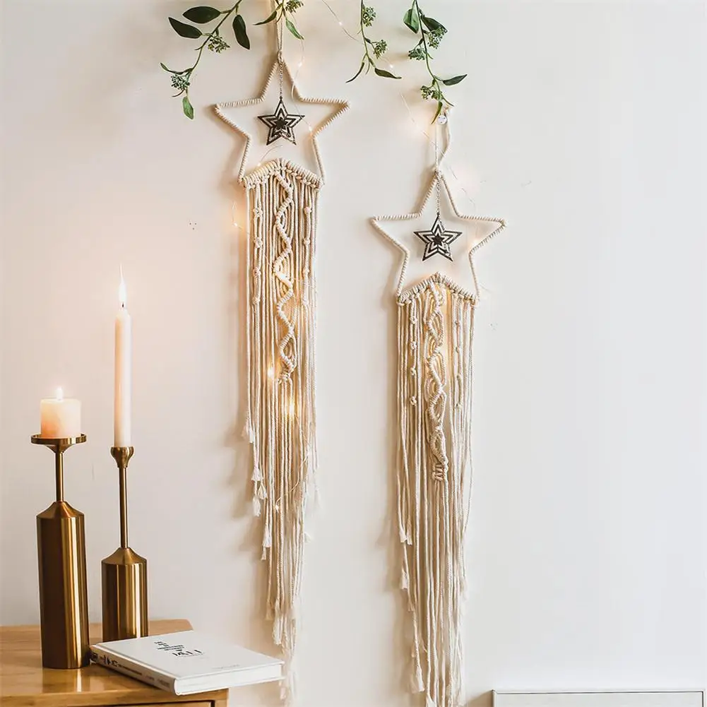 

Dream Catcher STAR Mini Handmade Craft Home Hanging Room Decoration Car Ornament Girls Room Decor Dreamcatcher