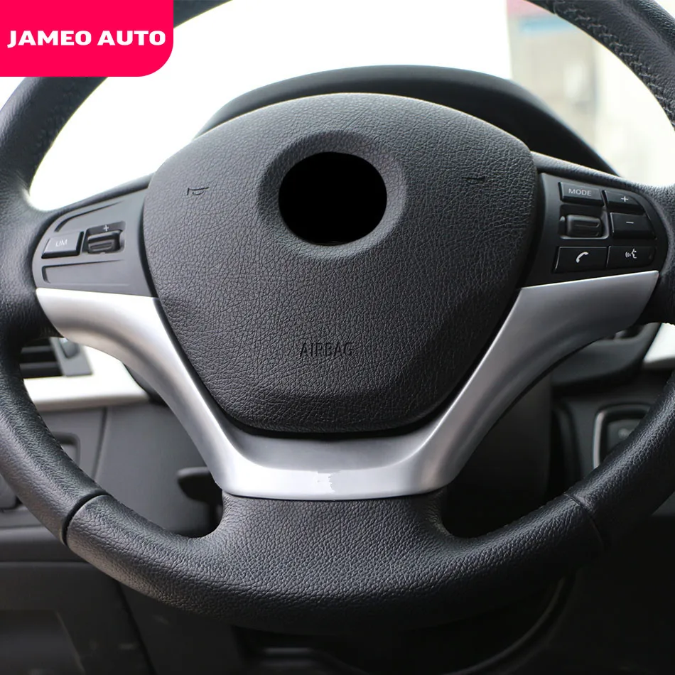 Авто накладка на руль Jameo для BMW 3 серии F30 316i 318d 320d 1 F20 114i 116i 118i 2013 2017|Лепнина