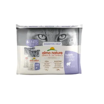

Almo nature Pauchi D/caste. Cats, with cod and chicken, 6 х70gr. 0,42 kg x 2 PCs