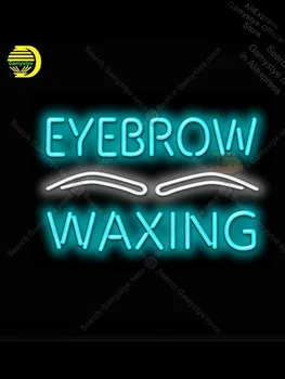 

Neon Sign for Eyebrow Waxing with Eyebrows neon Decoratives Advertisement Sign Lighting Real Glass Neon Neon Bulbs Decorative