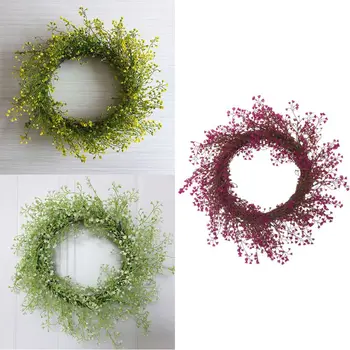 

Artificial Wreath yellow Wreath Spring Wreath Outdoor for Front Door Décor 67JB