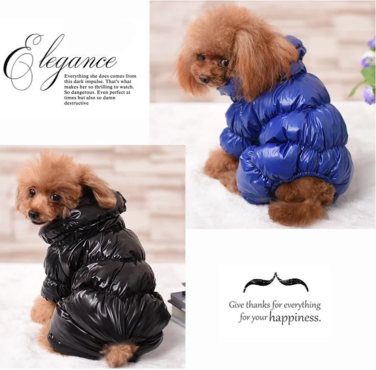Dog Clothes Winter Warm Pet Coat Kleding Christmas Waterproof Pet Jacket For Small Medium Dogs Female XS-2XL пуховик для собак