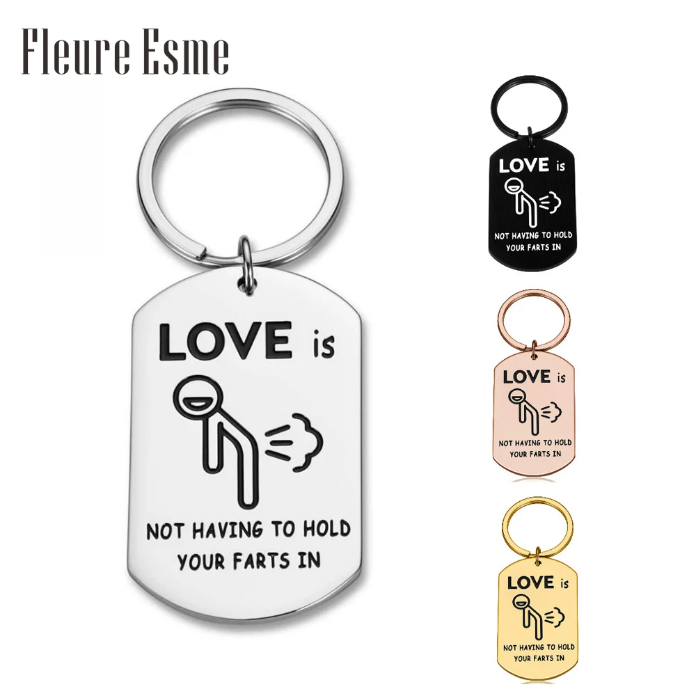 Boyfriend Girlfriend Gift Keychain for Husband Wife Couple Keyring Fiance Family Rude Character Valentine | Украшения и
