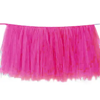 

Tulle Tulle Tableware Skirt for birthday Banquet Party Wedding Decor Baby Shower Party Wedding Home Decor