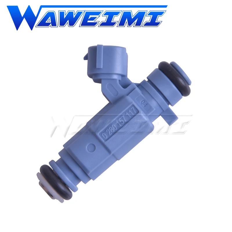 WAWEIMI 4 шт. Топливная форсунка 0280157117 для NISSAN SENTRA(B16) 2,0 Flex MR20DE 2009-16600ZJ80A 0280157113