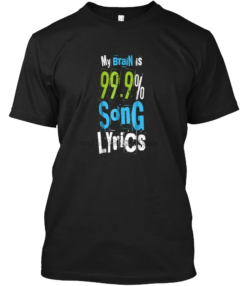 Мужская футболка My Brain Is 99 Song смешная музыка L (1) футболки женская | одежда