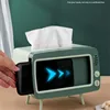 Nordic creative cute multifunctional tissue storage box imitation TV tissue box living room coffee table restaurant pumping box 1