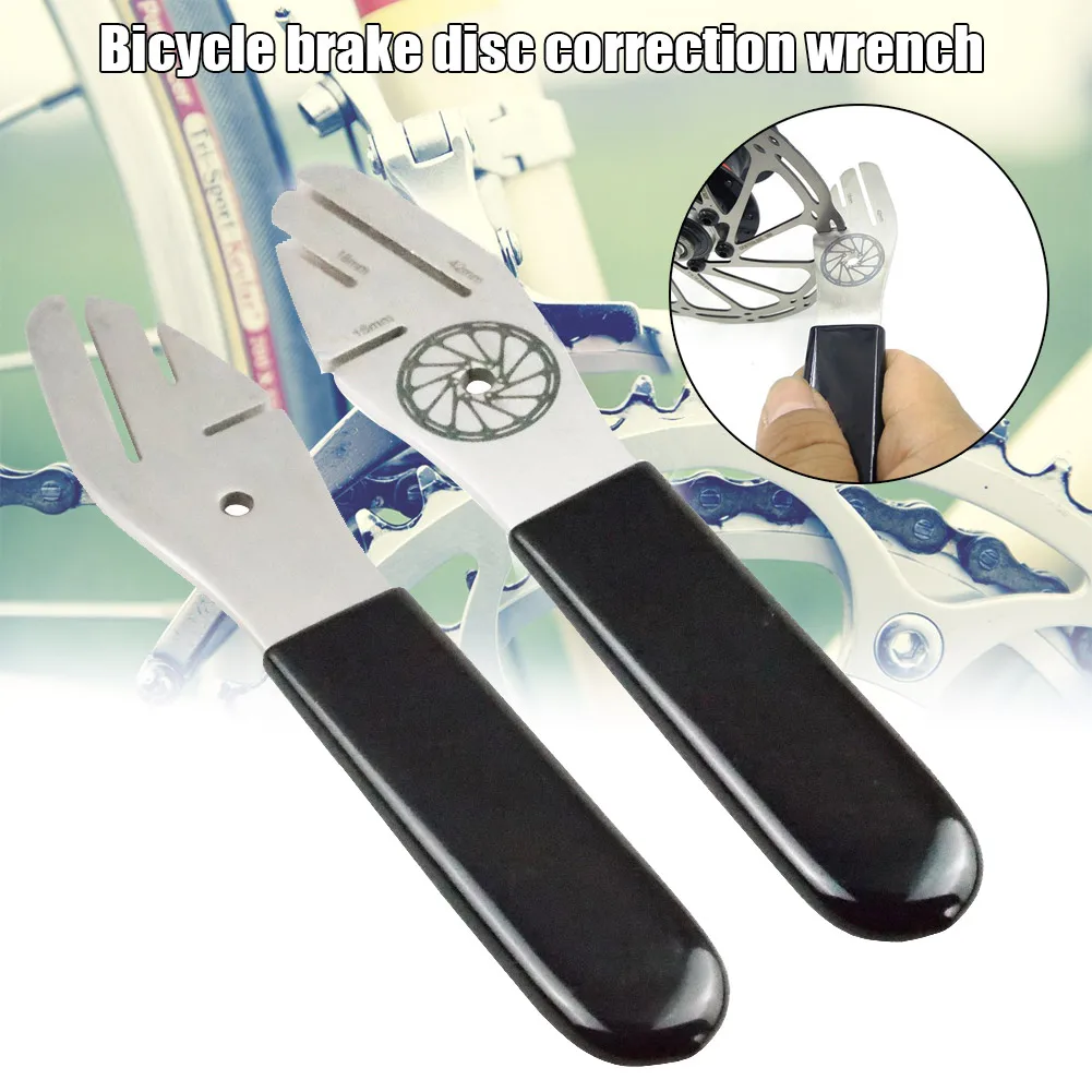 

Bike Bicycle Disc Brake Rotor Alignment Truing Tools Adjustment Wrench Stainless Steel FDX99