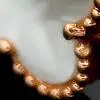 Rose gold White Серьги-гвоздики в виде листьев черного оникса, белый корпус, зеленый/красный камень, 18 К, Желтый/розовое золото/серебро, платина, женские роскошные серьги OL - Цвет камня: Rose gold White