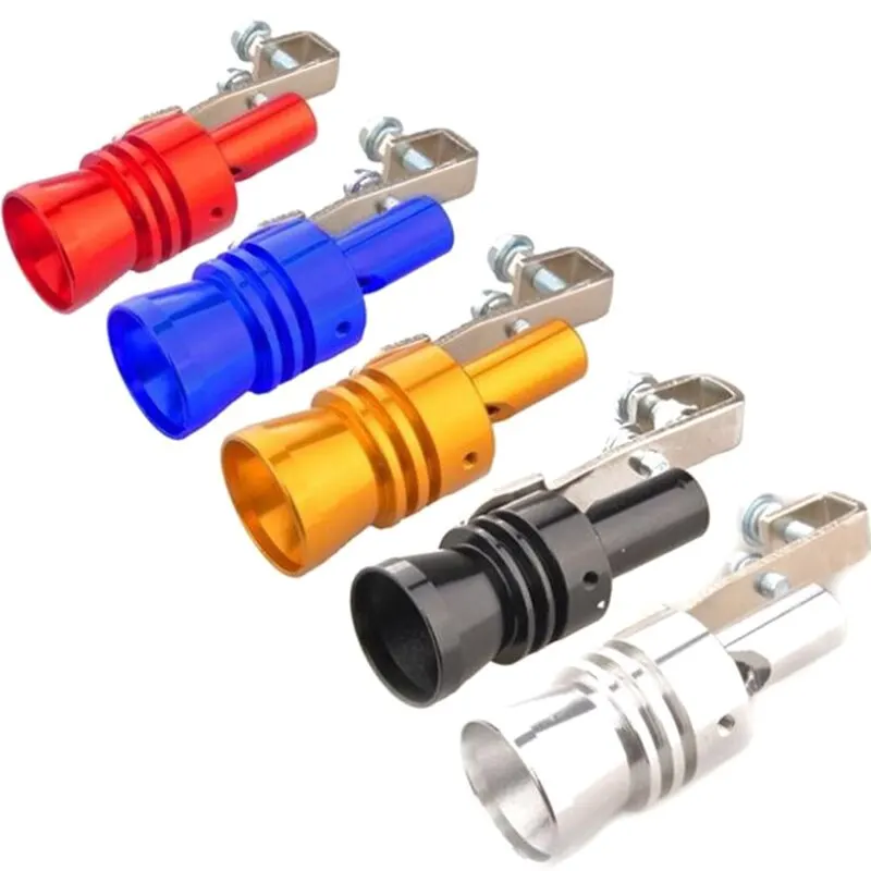 2 Fischietti Turbo In Lega Alluminio Per Auto - Nero, Per Suono Scarico Potenziato - Foto 4