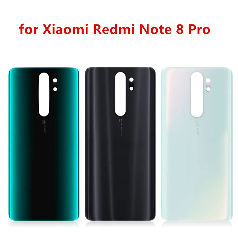 Для Xiaomi Redmi Note 8 pro батарея задняя крышка задняя дверь корпус боковой ключ Замена Ремонт Запасные части