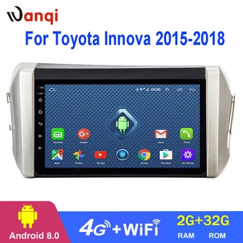 

10.1 inch 4G Lte All Netcom 2+32G Car Audio Player Touch Screen for Toyota Innova 2015 2016 2018 GPS Navigation Car Radio No DVD