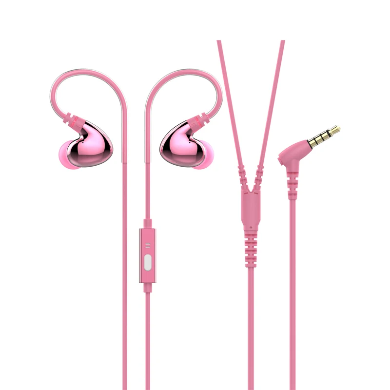 FOOVDO Dual Dynamic Bass Sound Bluetooth Earphone Hook in ear Stable Sport Wireless Neckband Headphone Waterproof Headset