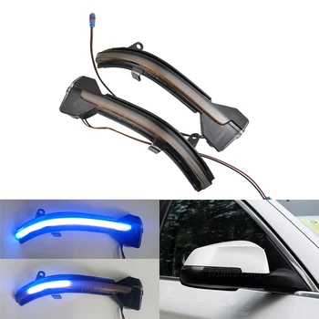 

2 pieces Dynamic Blinker LED Turn Signal Light Sequential Side Mirror Indicator Lamp For BMW 7 Series F01 F02 Facelift 2013 2014