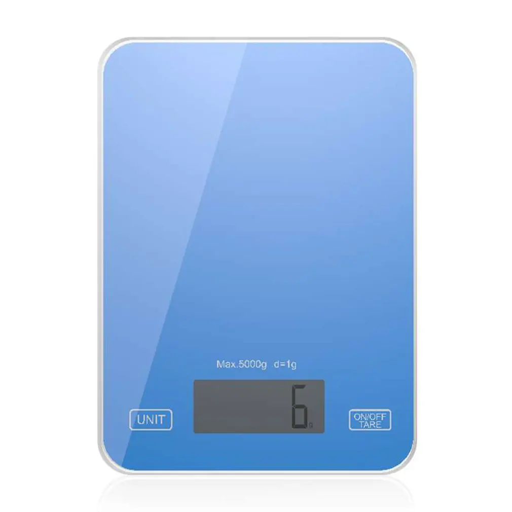 

Food Baking Scales Mini Compact 5Kg/1G Kitchen Electronic Scales Home Glass Kitchen Scale Balck Tgk-001