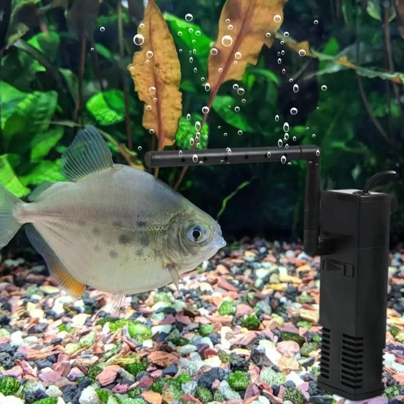 Aquarium Fish Tank Submersible Filter Internal Water Spray Flow Pump Multi-capacity optional Oxygen Tools 3W/4W/8W/22W