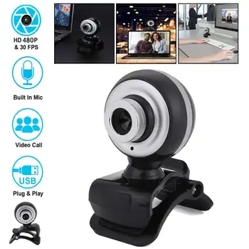 

HD Computer Webcam Plug And Play USB Camera Built-in Microphone Computer Camera For Video Work Live Broadcast