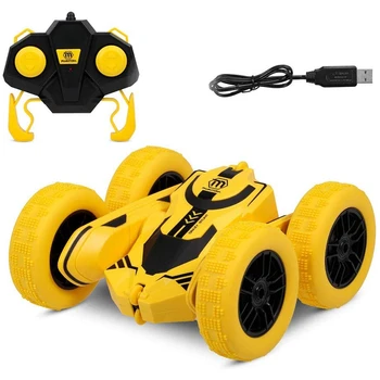 

RC Stunt Car Tumbling Crawler Vehicle 1/28 2.4GHz 360 Degree Flips Double Sided Rotating Tumbling with Battery Mini RC Car Gifts
