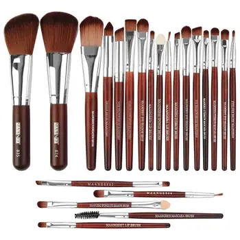 

BellyLady 22Pcs Beauty Makeup Brushes Set Cosmetic Foundation Powder Blush Eye Shadow Lip Blend Make Up Brush Tool Kit