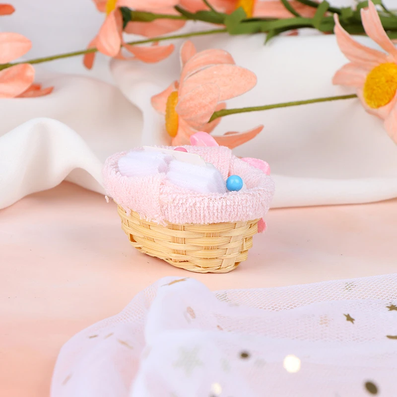2 размера 1/12 Миниатюрные аксессуары для кукольного домика Мини Корзина для бутылок имитационная мебель модель игрушки для украшение для кукольного домика