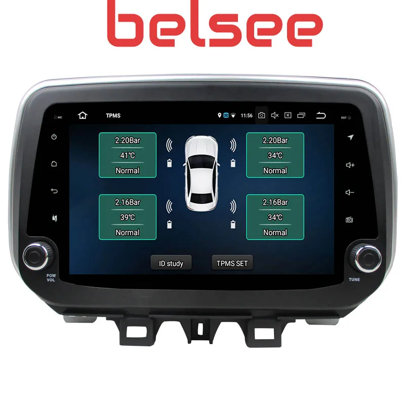 Belsee Android 9,0 PX5 Восьмиядерный 4+ 64 Гб мультимедиа gps навигация " сенсорный экран для hyundai Tucson ix35 автомобильный Радио