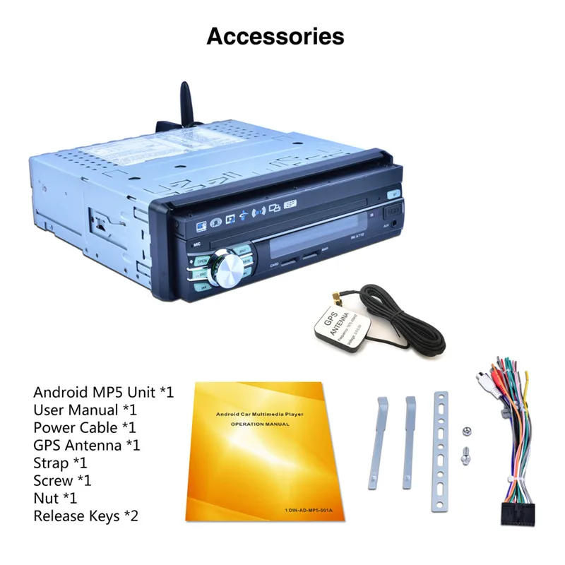 " HD видеорегистратор с ЖК экраном авто выдвижной экран Wi-Fi навигация gps MP5 плеер Поддержка Радио AM FM RDS Зеркало Ссылка Даш Cam автомобильные аксессуары