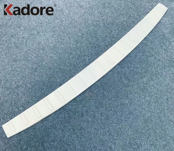 

For Mitsubishi Delica 2020 2021 Stainless Steel Outer Rear Bumper Pad Protector Trim Tail Trunk Scuff Plate Cover Car-Styling