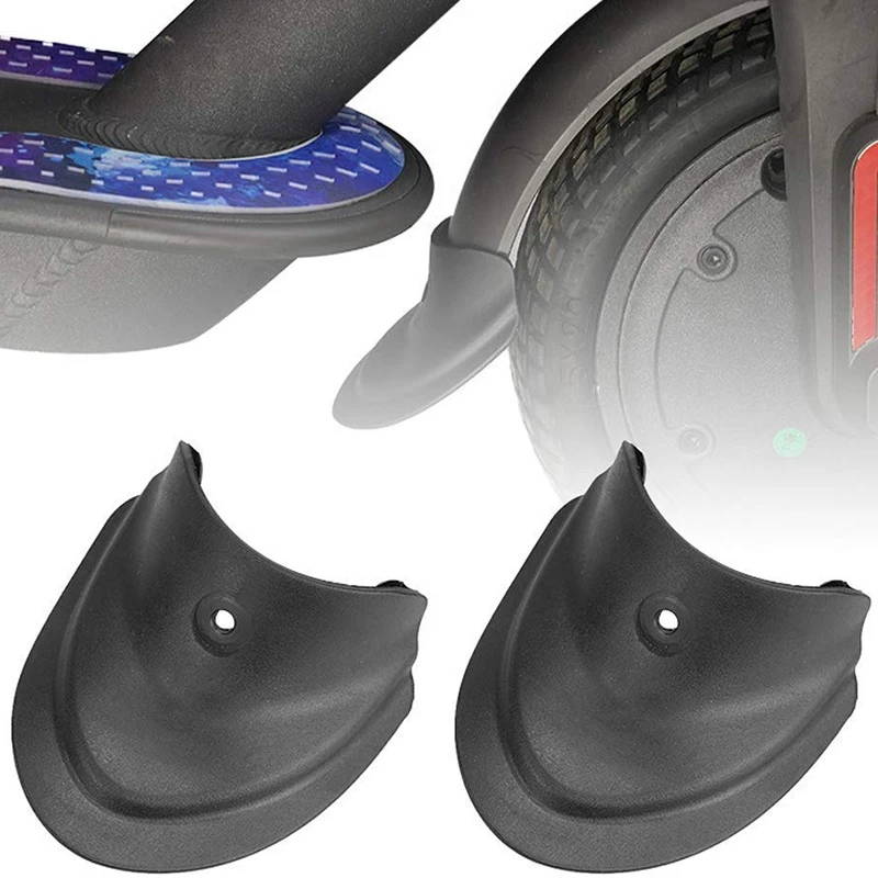 5 Piece Include 1 Pair Splashproof Fender Fish Tail and 3 Pieces Vibration Dampers for Xiaomi M365/ M365 Pro Scooter Replacement