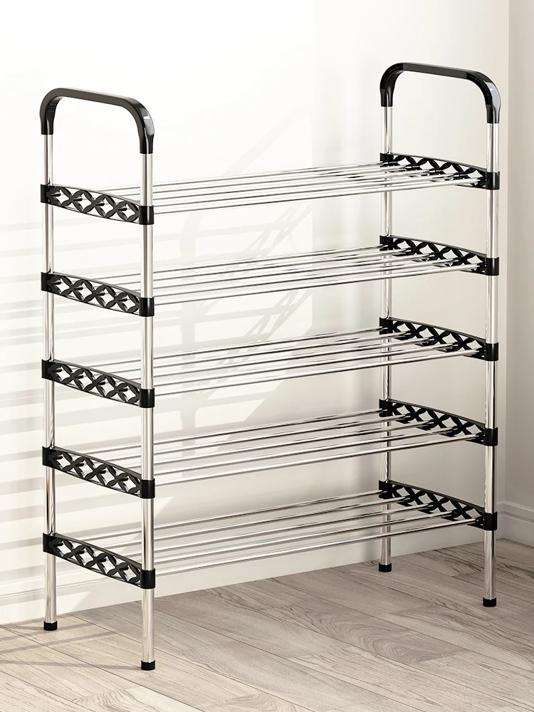 Simple Shoe Rack Multi-layer Entryway Multifunctional Home Stand Holder Student Dorm Shoe Storage Space-saving Shoes Shelf