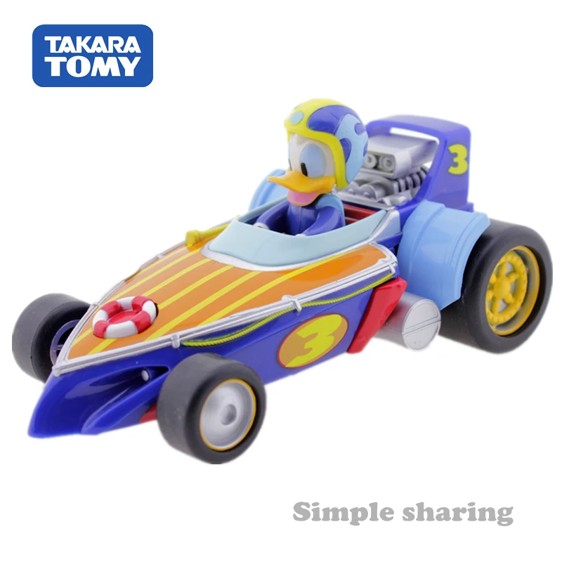 Takara tomy tomica pixar disney junior Дональд Дак игрушка автомобиль-родстер Горячая поп миниатюрные детские игрушки забавные детские формулы куклы