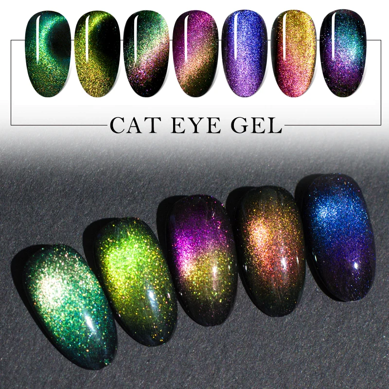 Nail Vision 5 мл 7D Гель-лак для ногтей с эффектом «кошачий глаз» лак Магнитный впитывающий УФ гель-Лаки звездное небо нефритовый эффект лак DIY маникюр гель