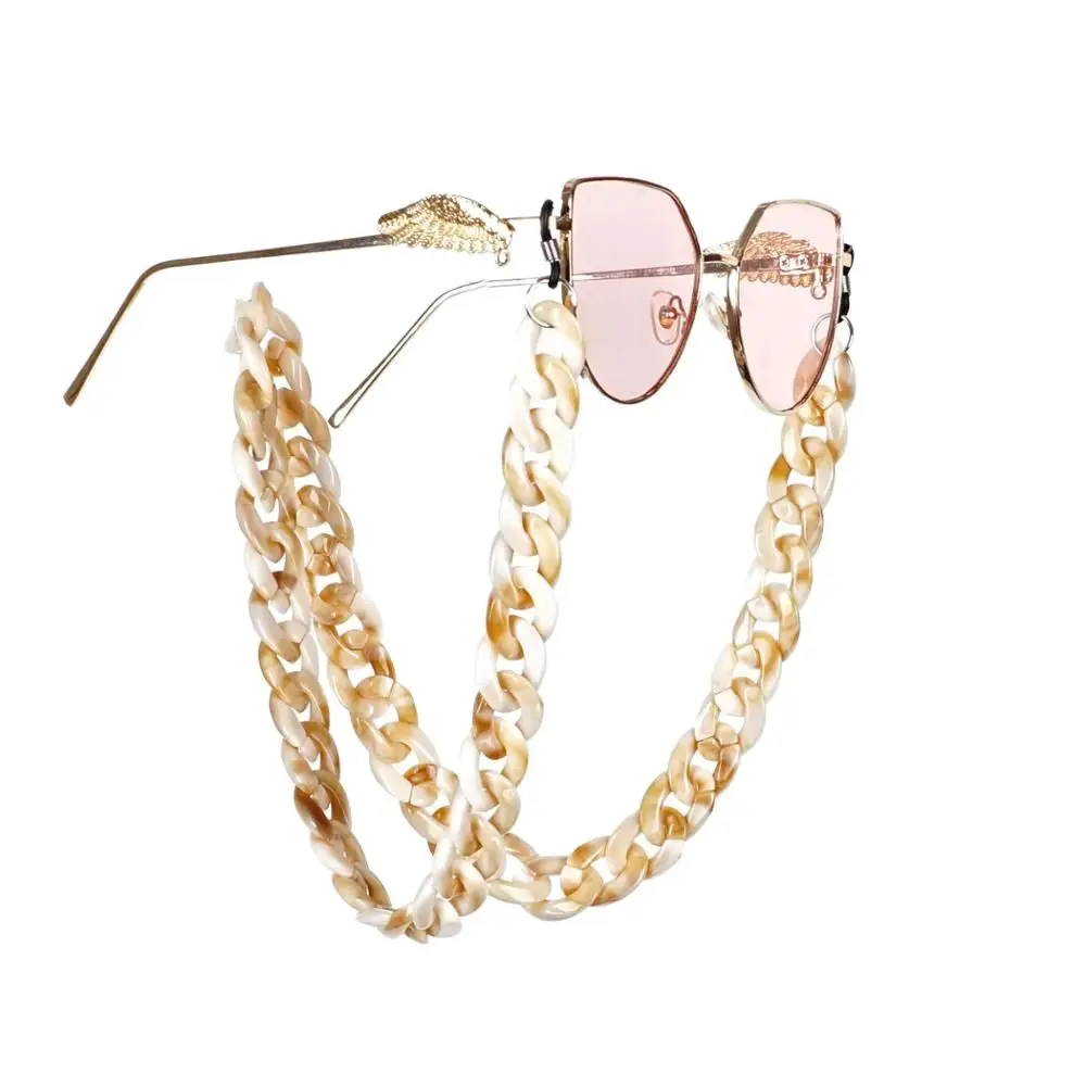 Bohemian Acrylic Sunglasses Chain Women Leopard Reading Glasses Hanging Neck Glasses Chain Eyeglasses Strap glasses straps,glasses chain