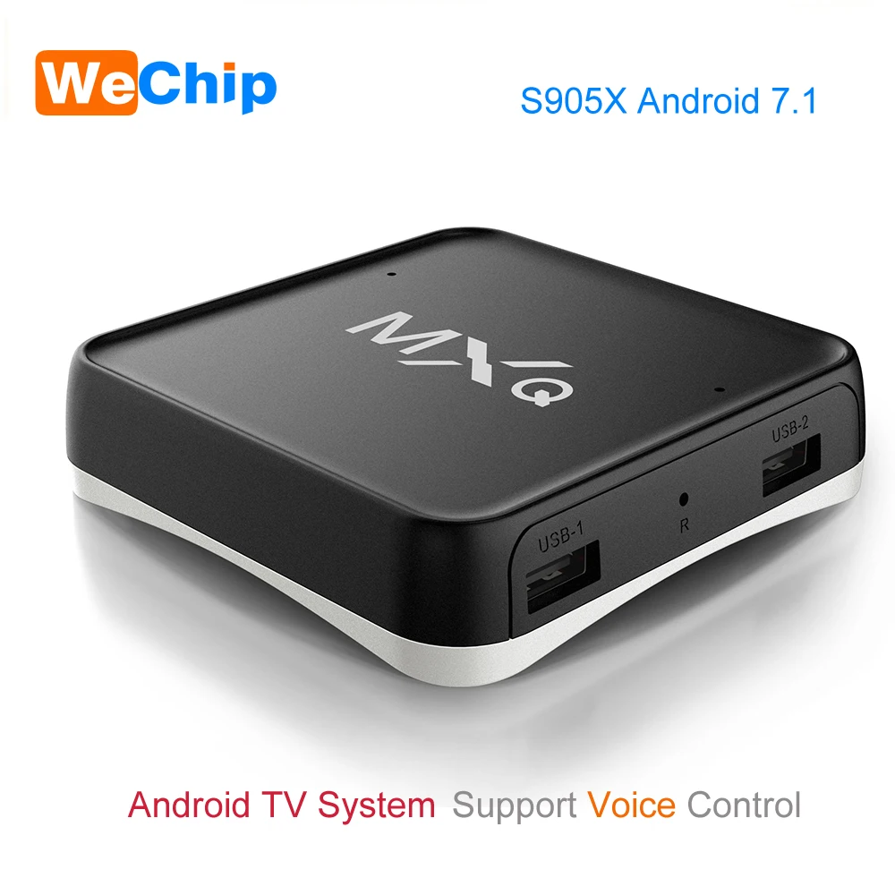 

Android 7.1 Smart TV BOX ATV OS Amgolic S905X Quad Core 2G 16G Set Top Box Google Voice Remote Dual Wifi Bluetooth Media player