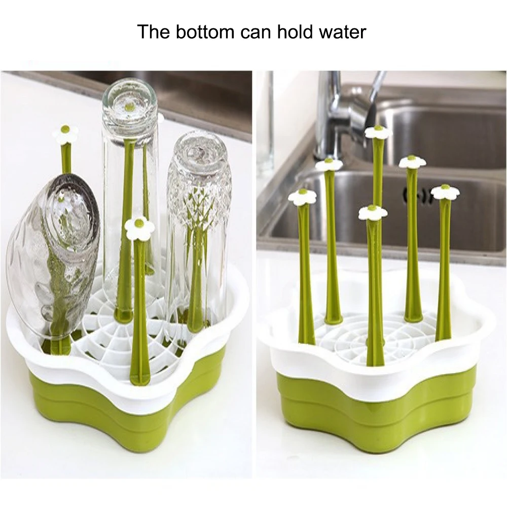 Vegetable Fruit Drying Rack Washing Holder Storage Kitchen Tea Cup Wineglass Tray Fruit Storage Plate Home Kitchen Supplies