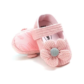

New Autumn Baby Girl Anti-Slip Casual Walking Shoes Flower Sneakers Soft Soled First Walkers