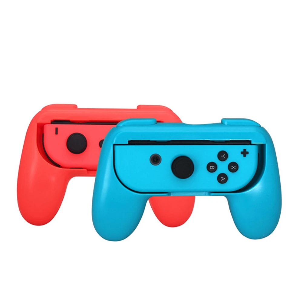 2 Pcs Game Joy-con Handle Grip Gaming Console Stand Comfortable Controller Holder for Nintendo Switch Dual Double Players Game