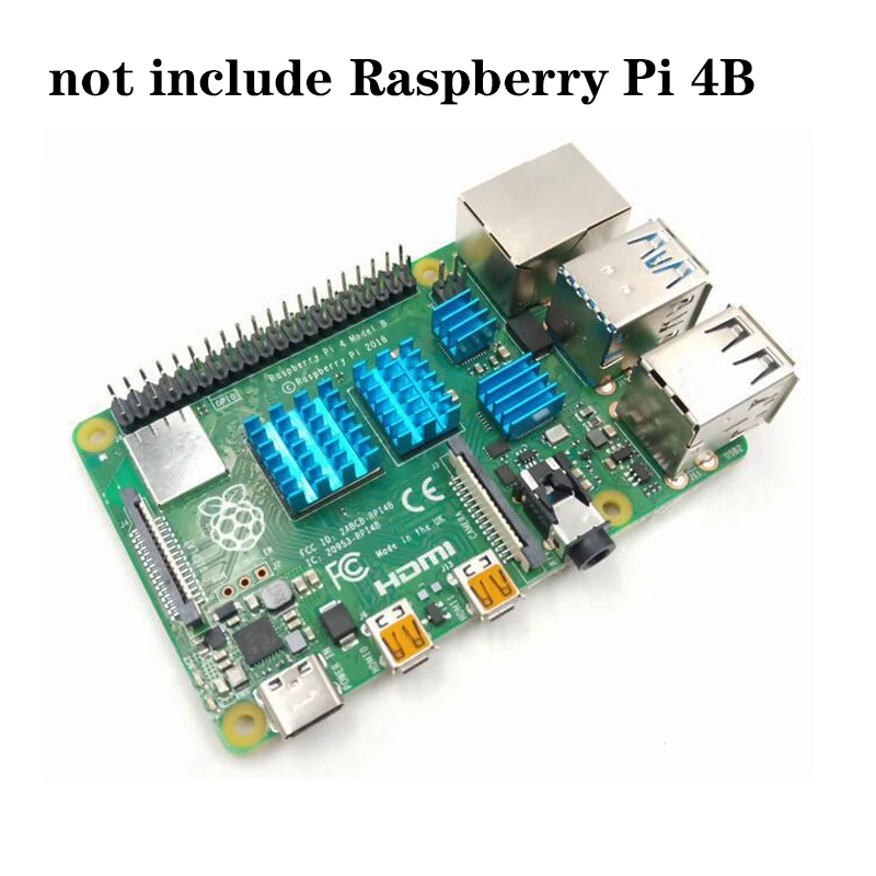 Raspberry Pi 4 Модель B 3,5 дюймов сенсорный экран 480*320 ЖК-дисплей с корпусом из АБС-пластика радиатор радиатора для Raspberry Pi 4 4B