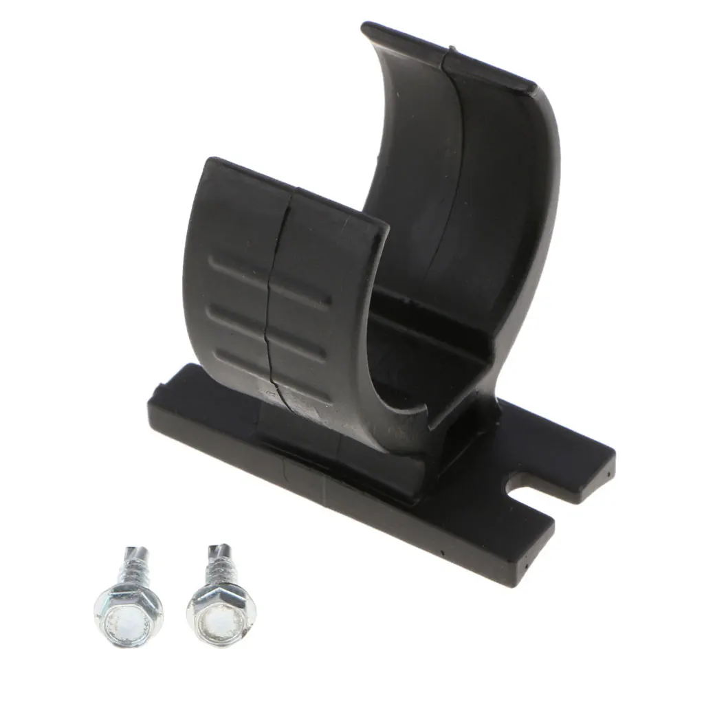 RV Trailer 7 Flat Trailer Plug Holder Plastic 50x45mm Goes on Vehicle BLACK