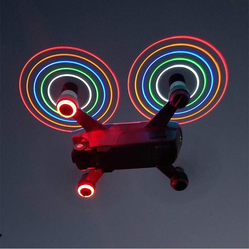 DJI Spark /spark combo propellers LED Flash Propeller USB Charger Easy to mount secure For spark drone Accessories | Электроника