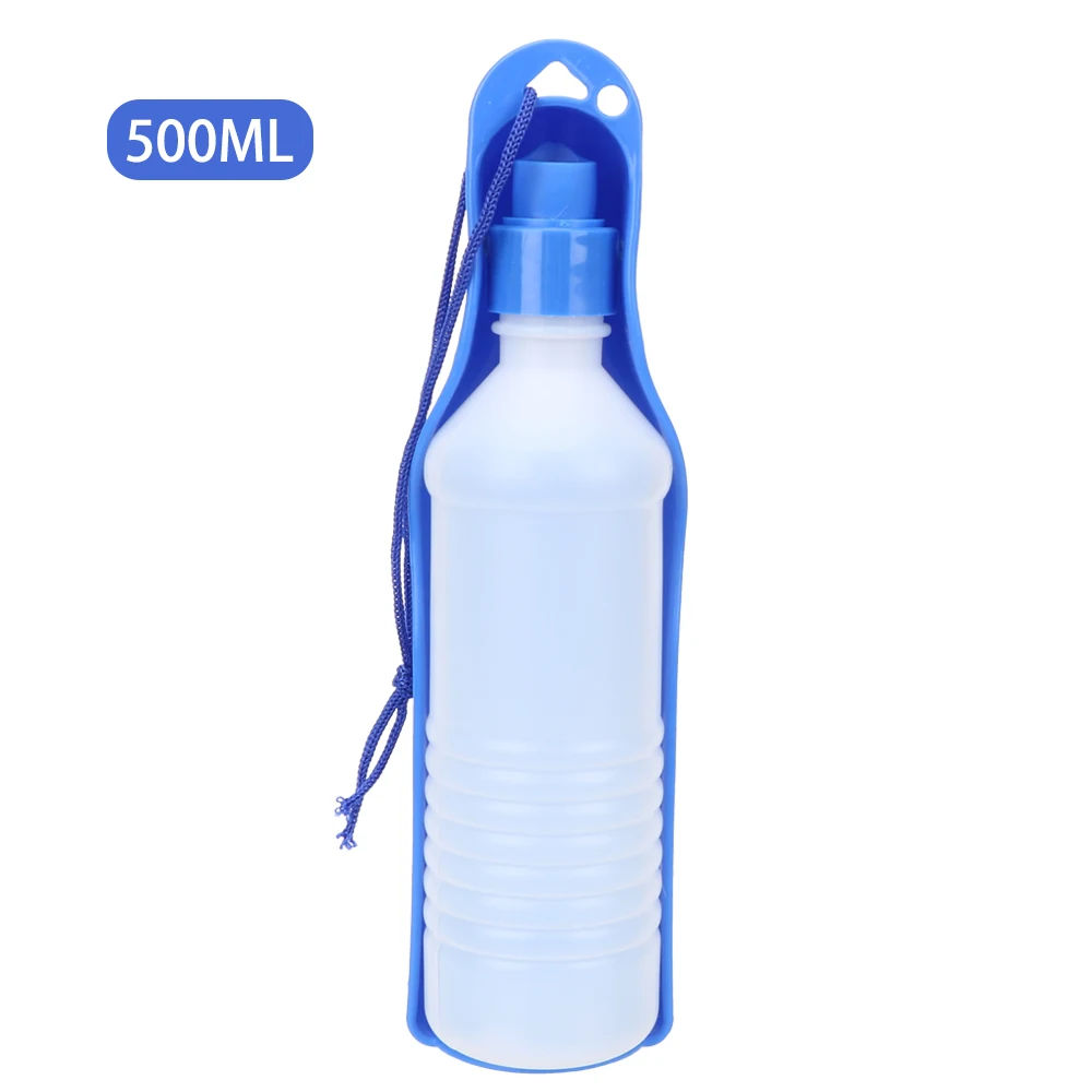 Blue 500ML NICEYARD питательная вода для собак, кошек, дозатор для домашних животных, уличная миска для щенка, собак, дорожная бутылка для воды, портативная 250/500 мл - Color: Blue 500ML