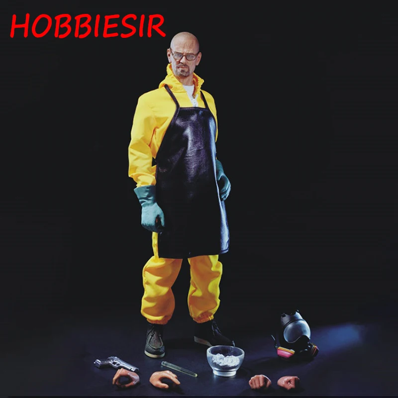

1/6 Scale WK201401 Bryan Cranston Chemical Suit Action Figure Sculpt Model 12' Full Set Action Figure Dolls Toy Fans Collection