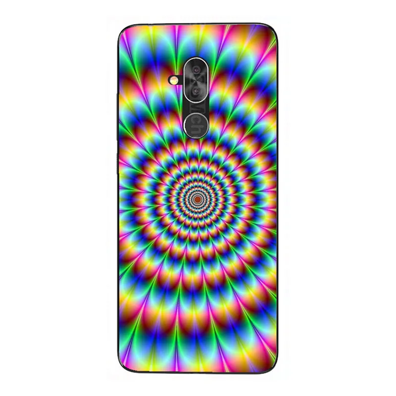 Для Alcatel 7 6062W Мягкие силиконовые чехлы для телефонов для Alcatel 7 6062 мягкий ТПУ материал задняя крышка чехол с цветочным принтом - Цвет: M143
