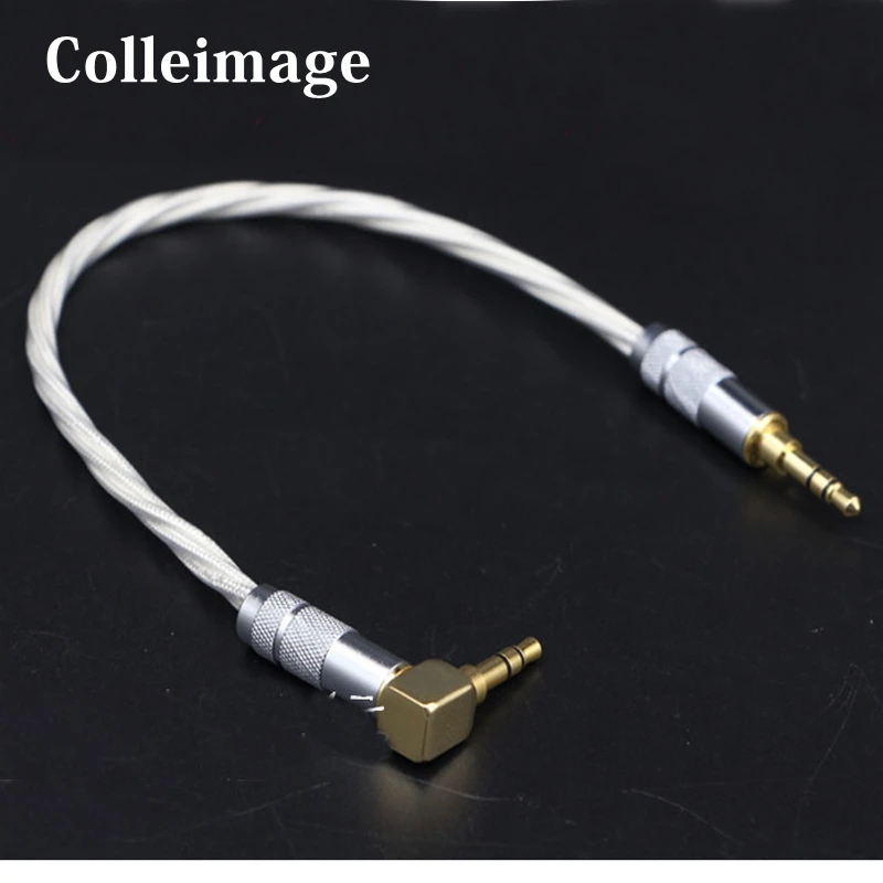 hifi cable Stereo Audio 3 5mm to 3 5mm Male 3 Line In Car Aux Cable Headphone Amplifier