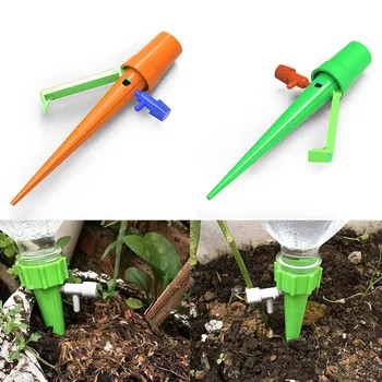 

NEW Plant Self Watering Spikes System Anti-Down Bracket with Slow Release Control Valve Switch