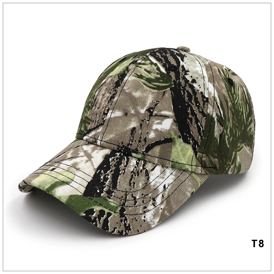 New Camouflage Hunting Fishing Sporting Outdoor Baseball Cap Camo Caps For Man Adjustable 14 colors
