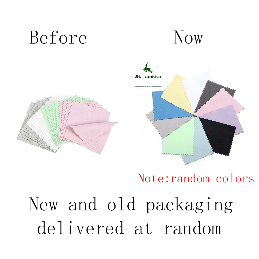 10-50pcs Polish Polishing Cloth Silver Color Cleaning  Polishing Cloth Soft Clean Wipe Wiping Cloth For Silver Gold Jewelry Tool