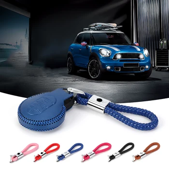 

Car Keychain Key Chain Rope Pendant Ring Decoration For Mini Cooper JCW One S R55 R56 R60 F54 F55 F56 F60 Countryman Accessories